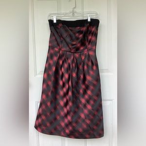 The Limited strapless red and black size 8 dress.